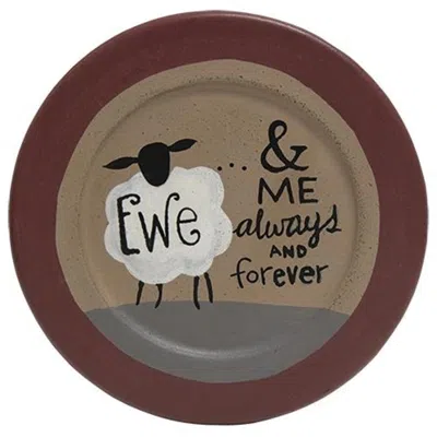 Homegifo *love Ewe Plate 2 Asstd In Multi
