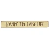 Homegifo Lovin' The Lake Life Engraved Block 12"