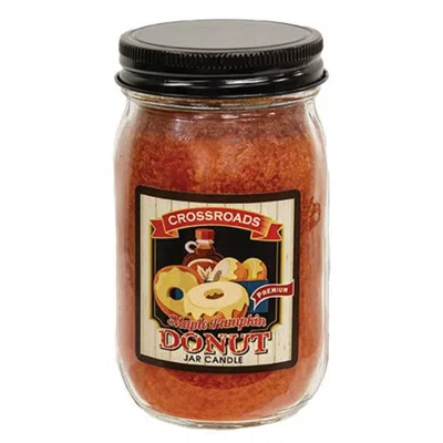 Homegifo Maple Pumpkin Donut Pint Jar Candle