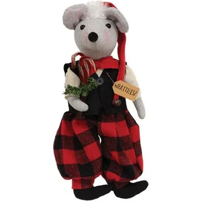 Homegifo Matthew Christmas Mouse In Blue