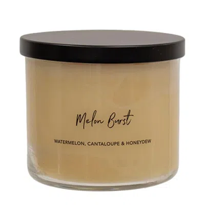 Homegifo Melon Burst Color Changing Candle 15.5oz In Black