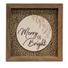 Homegifo *merry And Bright Cheetah Print Frame