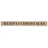 Homegifo Merry Christmas Engraved Block Auth. White 18"