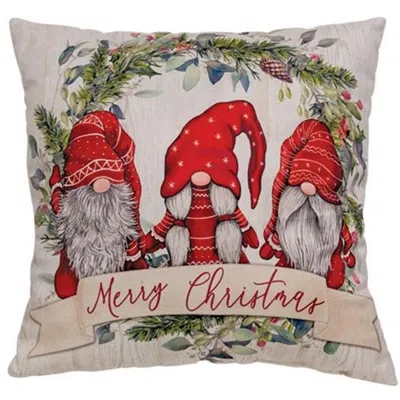 Homegifo *merry Christmas Gnomes Pillow In Multi