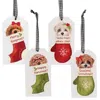 Homegifo Merry Woofmas Tag Ornament 4 Asstd.