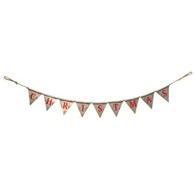 Homegifo Metal Christmas Garland In Multi