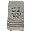 Homegifo Mind Your Biscuits Dish Towel 20x28
