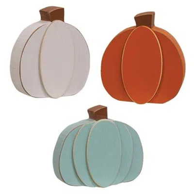 Homegifo Mini Chunky Pumpkin Sitter 3 Asstd. In Multi