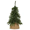 Homegifo Mini Downswept Tree With Burlap Base 15"