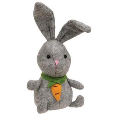 Homegifo Mini Gray Bunny W/carrot Necklace