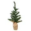 Homegifo Mini Pine Tree W/burlap Base 9"