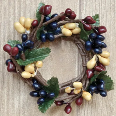 Homegifo Mini Pip Berry Ring Colonial Mix 1" In Multi