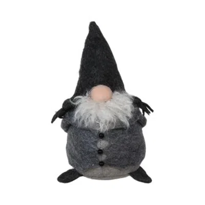Homegifo Mini Round Soft Grey Gnome In Gray