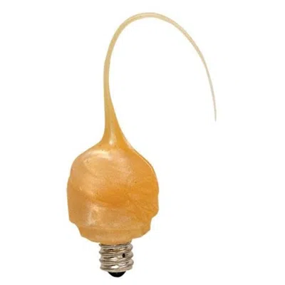 Homegifo Mini Warm Silicone Flame Cover W/replaceable Bulb In Yellow