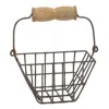 Homegifo *mini Wire Egg Basket Tote W/handle