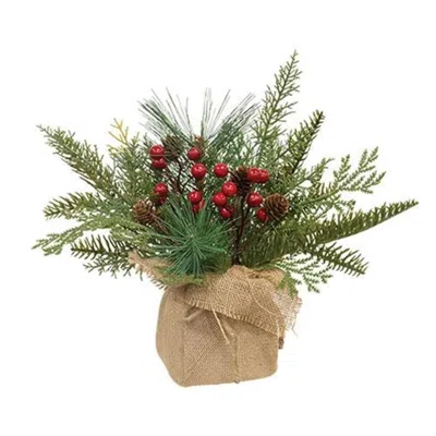 Homegifo Mixed Greenery Christmas Arrangement