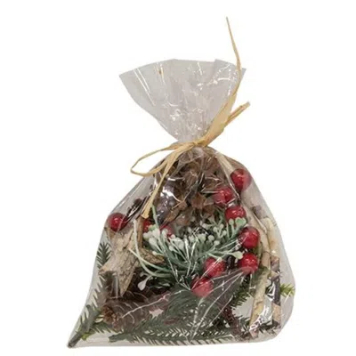 Homegifo Mixed Pine Berries & Birch Holiday Bowl Filler In Multi