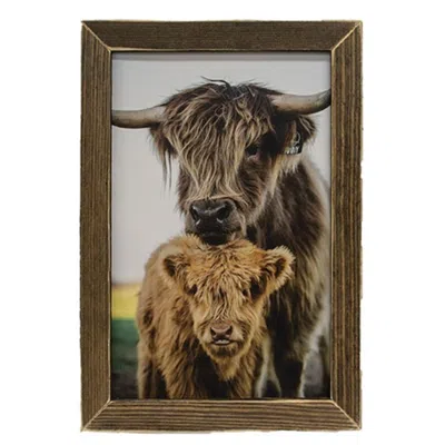 Homegifo Mom And Zeke Framed Print In Multi