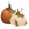 Homegifo Mossy Stuffed Pumpkin 3.25" X 3.75" 2 Asstd.