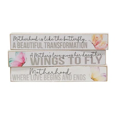 Homegifo Motherhood Butterfly Mini Stick 3 Asstd. In Gray