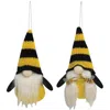 Homegifo Mr. & Mrs. Gnome Bee Plush Ornament 2 Asstd.