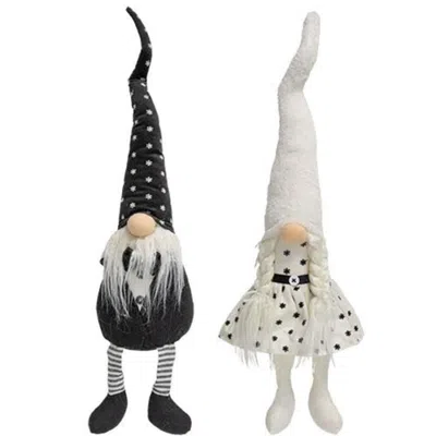 Homegifo *mr. & Mrs. Tuxedo Gnome 2 Asstd. In Multi