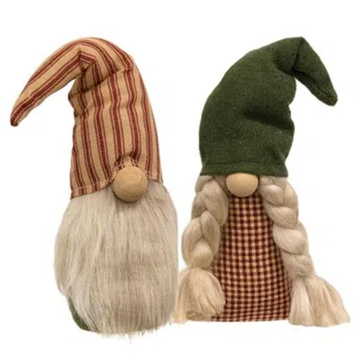 Homegifo *mr. Or Mrs. Farmhouse Check Gnome 2 Asstd. In Multi