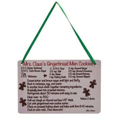 Homegifo Mrs. Claus's Cookies Ornament In White