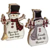Homegifo *must Have Been Some Magic Chunky Snowman 2 Asstd.