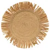 Homegifo Natural Jute & Dried Grass Candle Mat - 12"