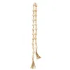 Homegifo Natural Oval Bead Garland W/tassels