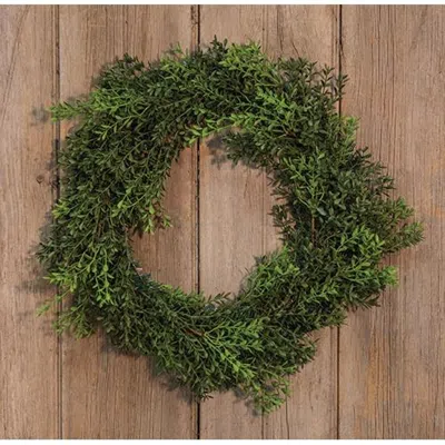 Homegifo New England Boxwood Wreath 18" In Green