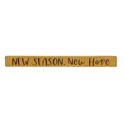 Homegifo New Season New Hope Engraved Block 18"
