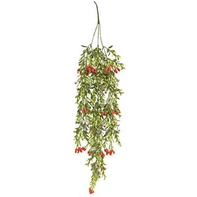 Homegifo Nottingham Berry Hanging Vine Red In Green