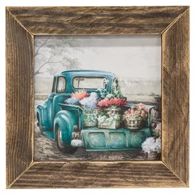 Homegifo Off To Market Framed Print In Multi