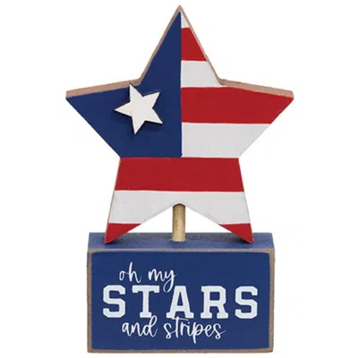 Homegifo Oh My Stars And Stripes Americana Star On Base In Blue