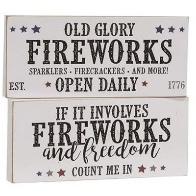 HOMEGIFO OLD GLORY BLOCK 2 ASSTD.
