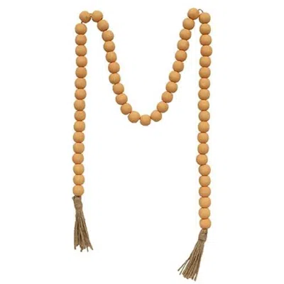 Homegifo Orange Bead Garland In Neutral