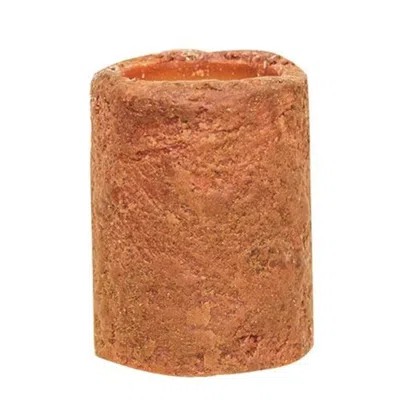 Homegifo Orange Cake Votive Timer Pillar 2" X 3"