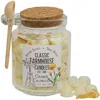 Homegifo Orange Calendula Soy Gumdrop Melts Jar W/spoon