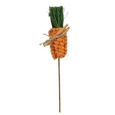 Homegifo Orange Velvet Carrot Pick