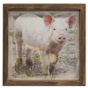 Homegifo Pasture Pig Framed Print Wood Frame