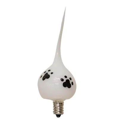 Homegifo Paw Print Silicone Bulb 4w In White