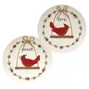 Homegifo Peace & Love Cardinal Plate 2 Asstd.