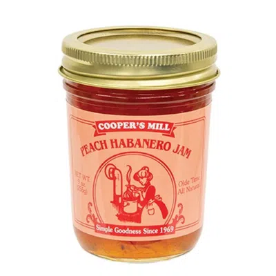 Homegifo Peach Habanero Jam 9 oz Jar In Orange