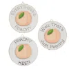 Homegifo *peachy Keen Mini Round Easel Sign 3 Asstd.