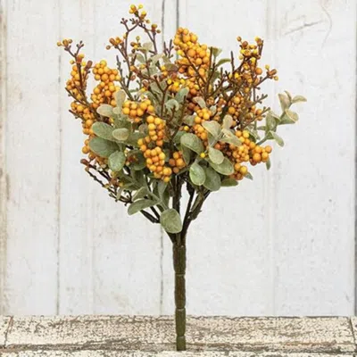 Homegifo Pebble Creek Bush Mustard 10" In Multi