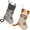 Homegifo *pet Paw Print Christmas Stocking 2 Asstd.