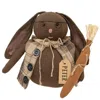 Homegifo Peter Bunny Doll W/glasses & Carrot