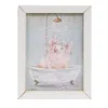 Homegifo Piggy In Petals Framed Print